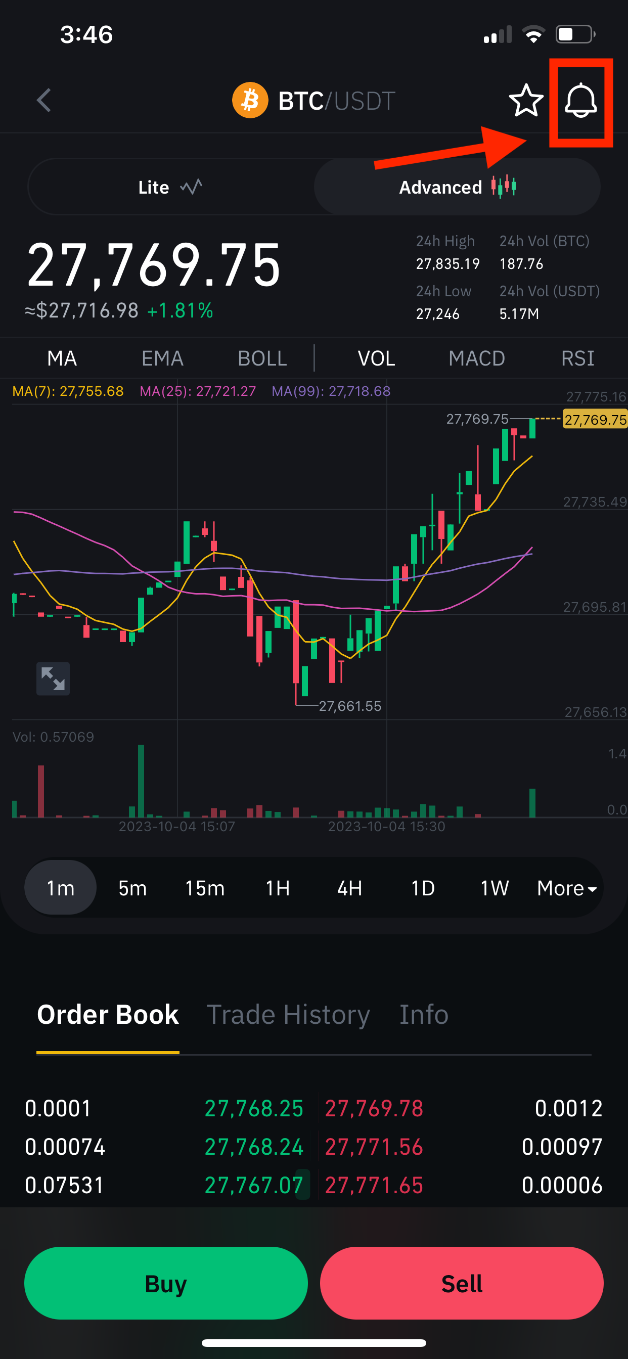 How To Set up Price Alerts on the Binance.US App Binance.US