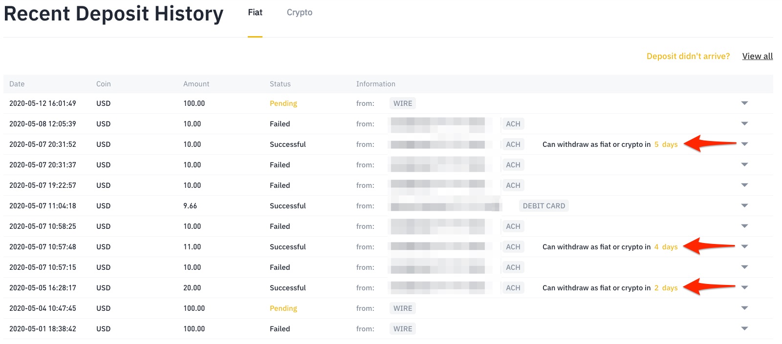 binance us a portion of your assets locked