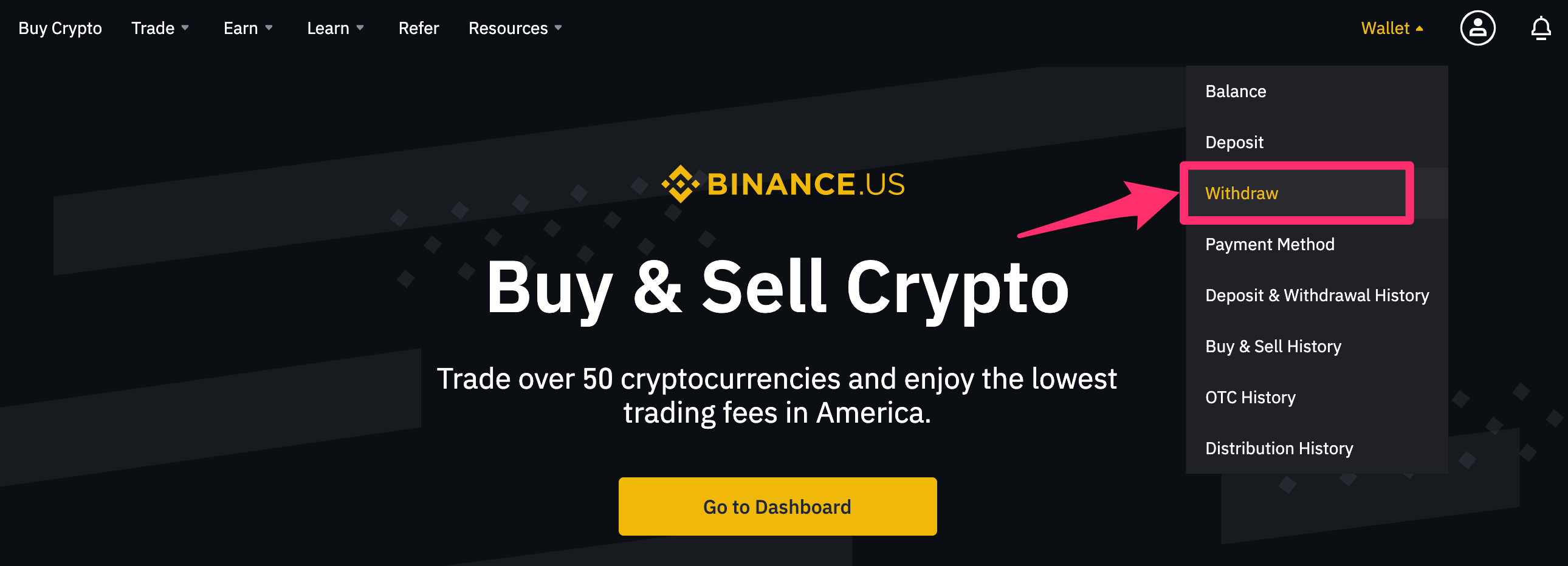 How To Transfer Crypto From Binance To Binance Us - DINCOG
